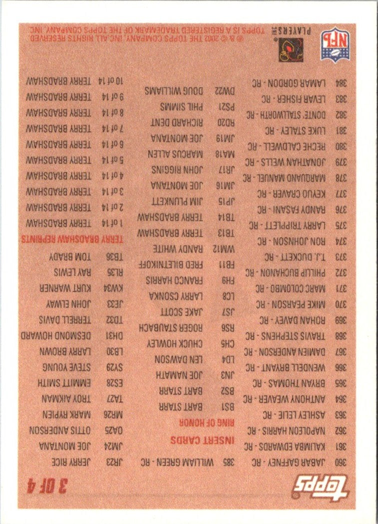 2012 Topps Rookie Reprint Peyton Manning