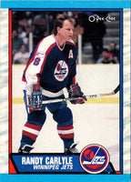 1989 O-Pee-Chee Randy Carlyle #291