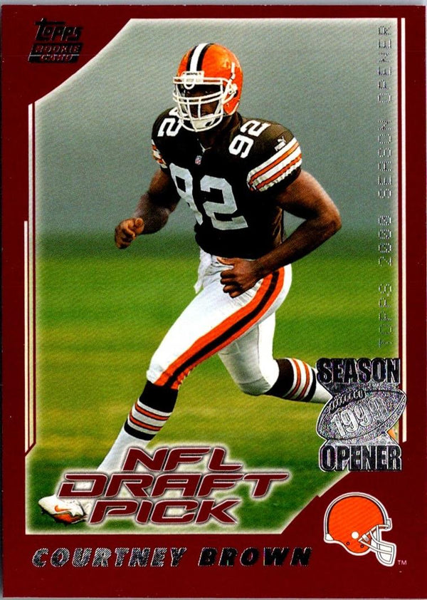 2000 Topps Courtney Brown #205 Rookie