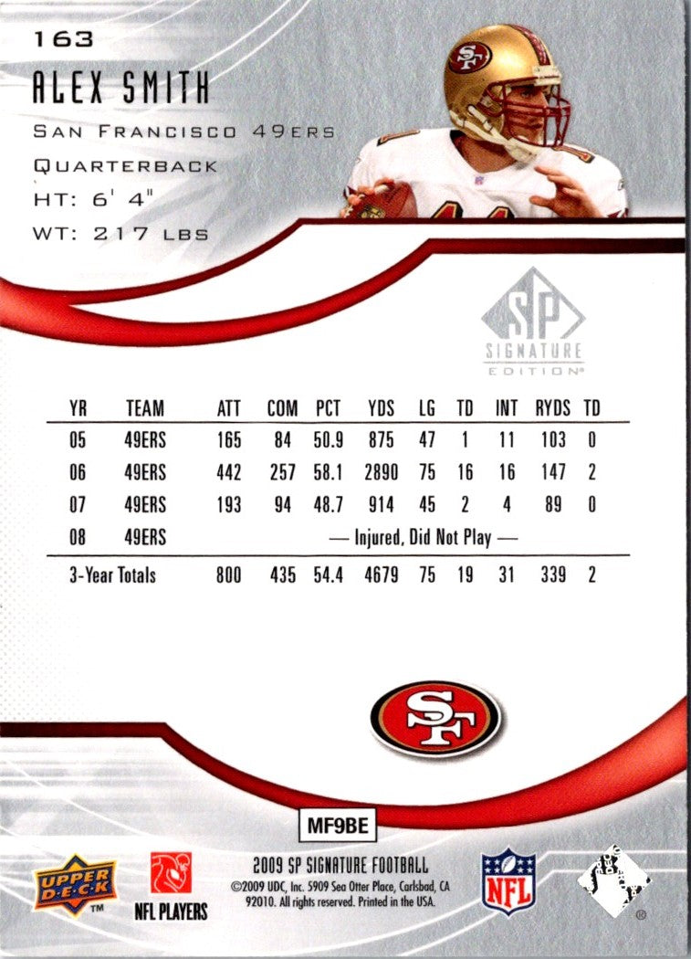 2008 Upper Deck Alex Smith