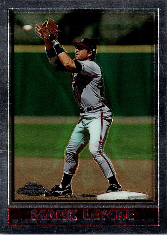 1998 Topps Chrome Mark Lemke #36