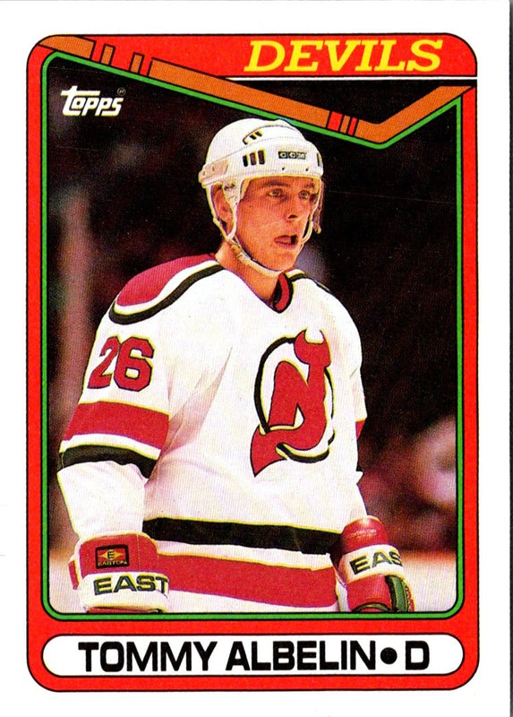 1990 Topps Tommy Albelin #323