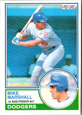 1983 O-Pee-Chee Mike Marshall #324