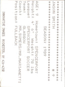 2001 Grandstand West Tenn Diamond Jaxx 2000 S.L. Champions Jason Smith