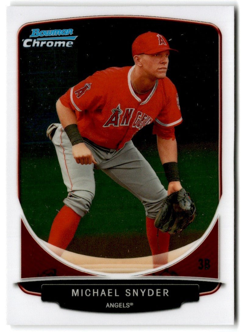 2013 Bowman Chrome Prospects Michael Snyder