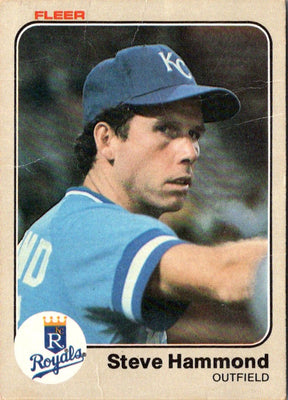 1983 Fleer Steve Hammond #114 Rookie