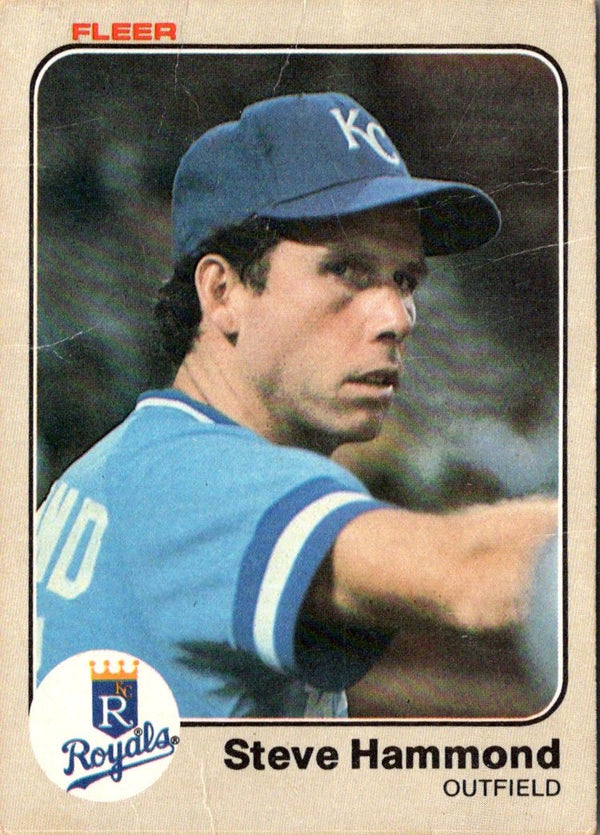 1983 Fleer Steve Hammond #114 Rookie