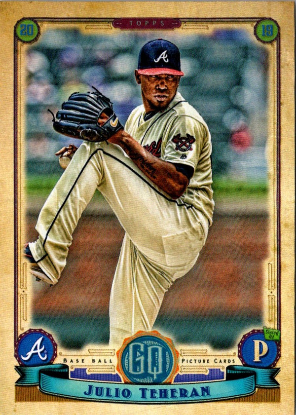 2019 Topps Gallery Julio Teheran #8