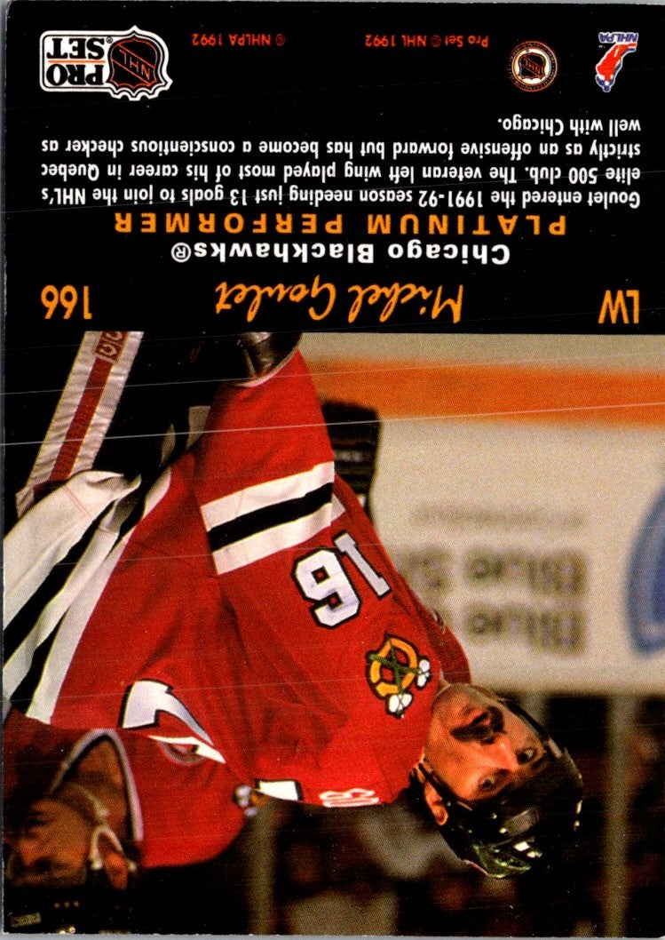 1991 Pro Set Platinum Michel Goulet
