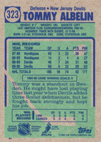 1990 Topps Tommy Albelin #323