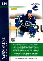 2011 Score Yann Sauve #534 Rookie