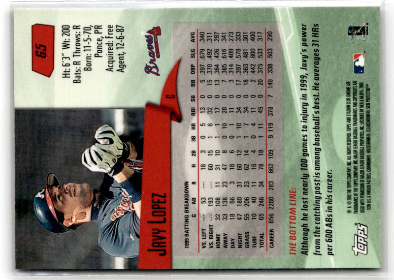 1998 Topps Chrome Javy Lopez