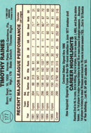 1986 Donruss Tim Raines
