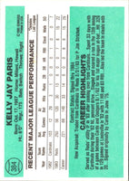 1984 Donruss Kelly Paris #384 Rookie