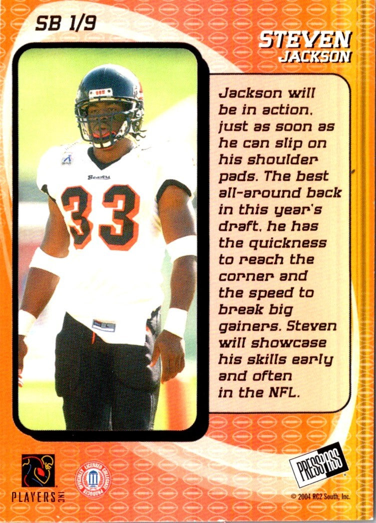 2004 Press Pass Showbound Steven Jackson