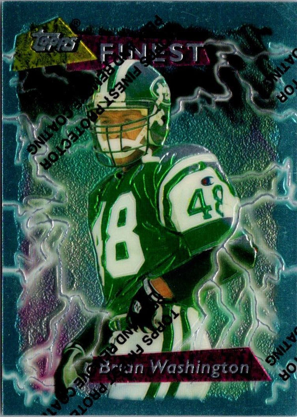 1995 Finest Brian Washington #74