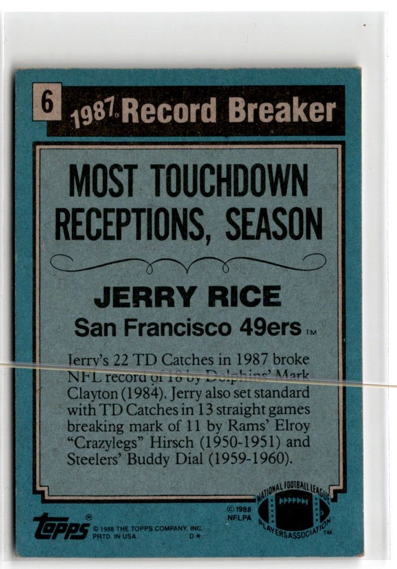 1988 Topps Jerry Rice