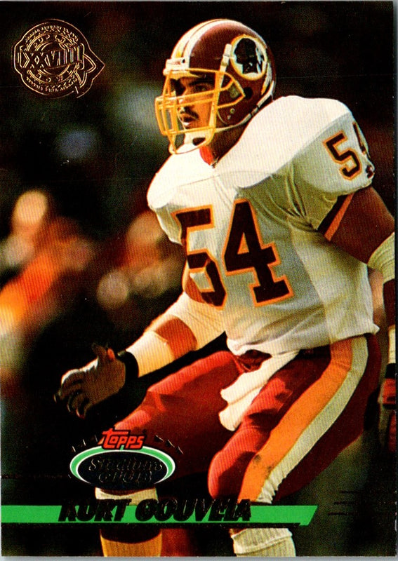1993 Stadium Club Super Teams Bowl Kurt Gouveia #473