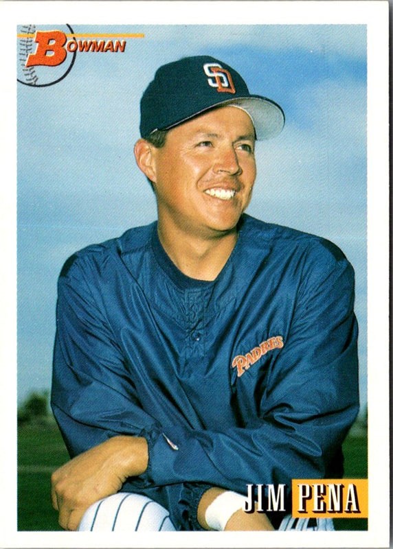 1993 Bowman Jim Pena #54 Rookie