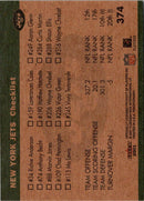 2001 Fleer Tradition New York Jets Team Leaders