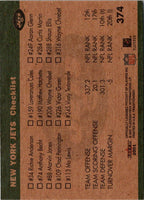 2001 Fleer Tradition New York Jets Team Leaders #374