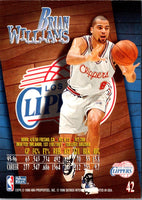1996 SkyBox Z-Force Z-Cling Brian Williams #42