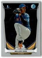 2014 Bowman Chrome Prospects Miller Diaz #BCP97
