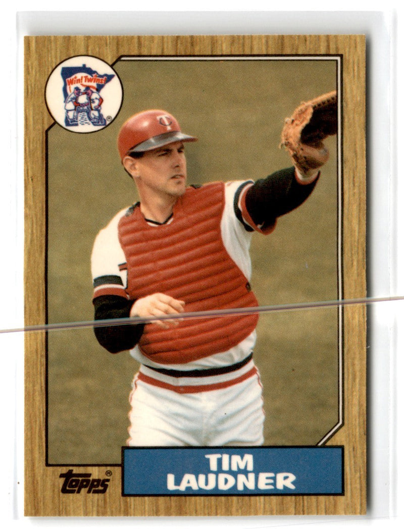 1987 Topps Tiffany Tim Laudner