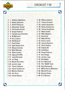 1991 Upper Deck Checklist 1-