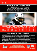 2007 Bowman Michael Griffin