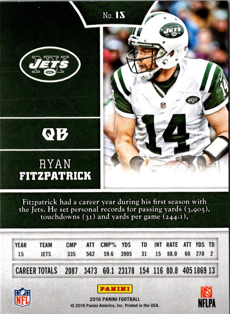 2016 Panini Ryan Fitzpatrick