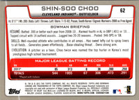 2012 Bowman Chrome Shin-Soo Choo #62