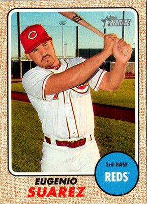 2017 Topps Heritage Eugenio Suarez #130