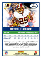 2019 Score Derrius Guice #194