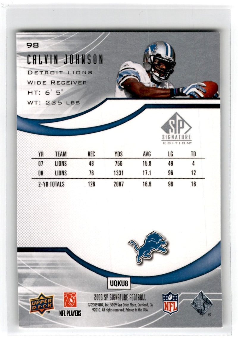 2009 Upper Deck Heroes Calvin Johnson