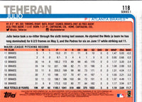 2019 Topps Julio Teheran #118