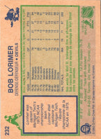 1983 O-Pee-Chee Bob Lorimer #232