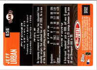2002 Topps Total Jeff Urban #656