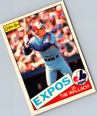 1985 O-Pee-Chee Posters Tim Wallach #6