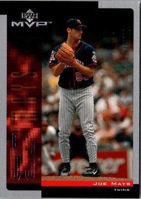 2001 Upper Deck MVP Joe Mays #128