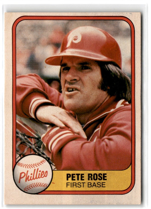 1981 Fleer Pete Rose #1