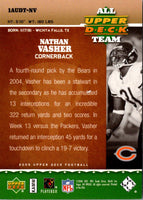 2006 Upper Deck All Team Nathan Vasher #1AUDT-NV