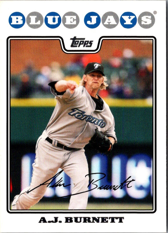 2008 Topps A.J. Burnett #515