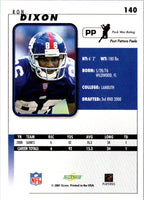 2001 Score Ron Dixon #140