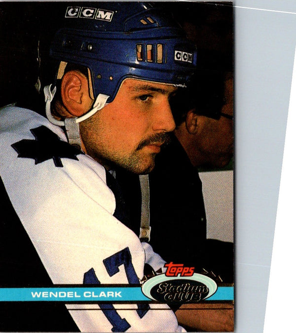 1991 Stadium Club Wendel Clark #124