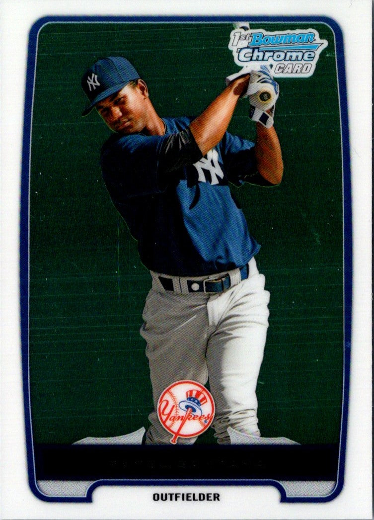 2012 Bowman Chrome Prospects Ravel Santana