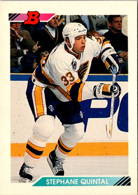1992 Bowman Stephane Quintal #337