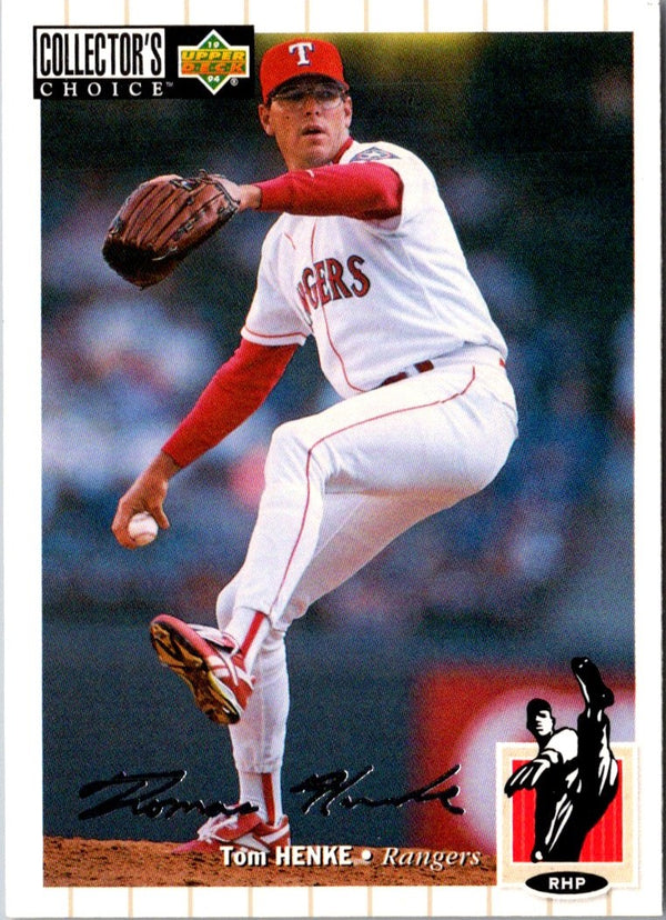 1994 Collector's Choice Silver Tom Henke #628