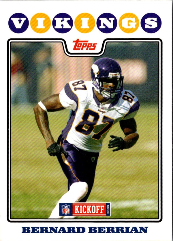 2008 Topps Kickoff Bernard Berrian #139