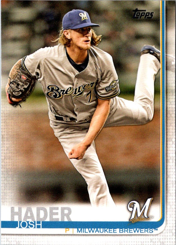 2019 Topps Josh Hader #30